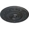 Ekena Millwork Neuveau Ceiling Medallion (Fits Canopies up to 6 3/8"), Hand-Painted Pewter, 24 1/4"OD x 2"P CM24NAPES - alternate 3